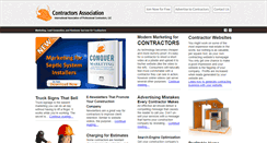 Desktop Screenshot of contractorsassociation.org